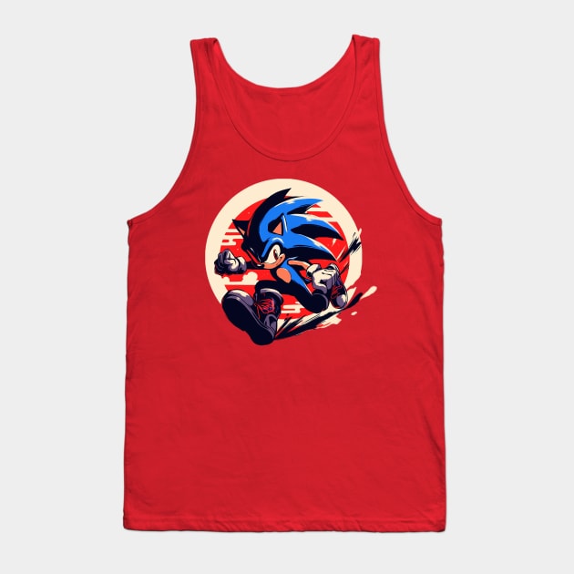 sonic Tank Top by lets find pirate
